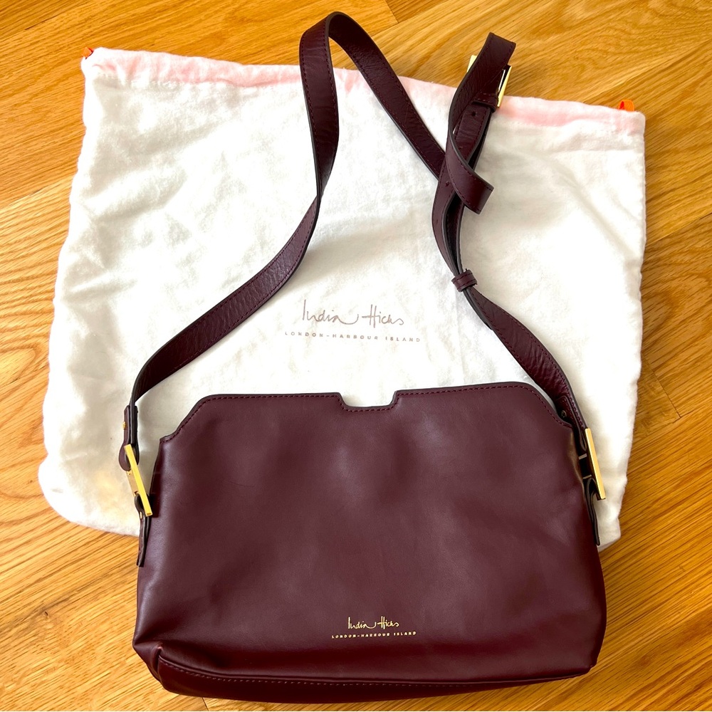 India Hicks Maddison May Crossbody Leather Bag